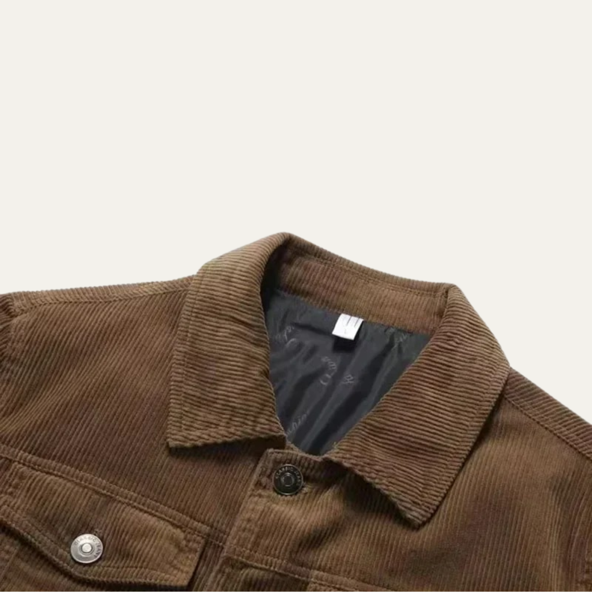 Men's Corduroy Button Up Jacket