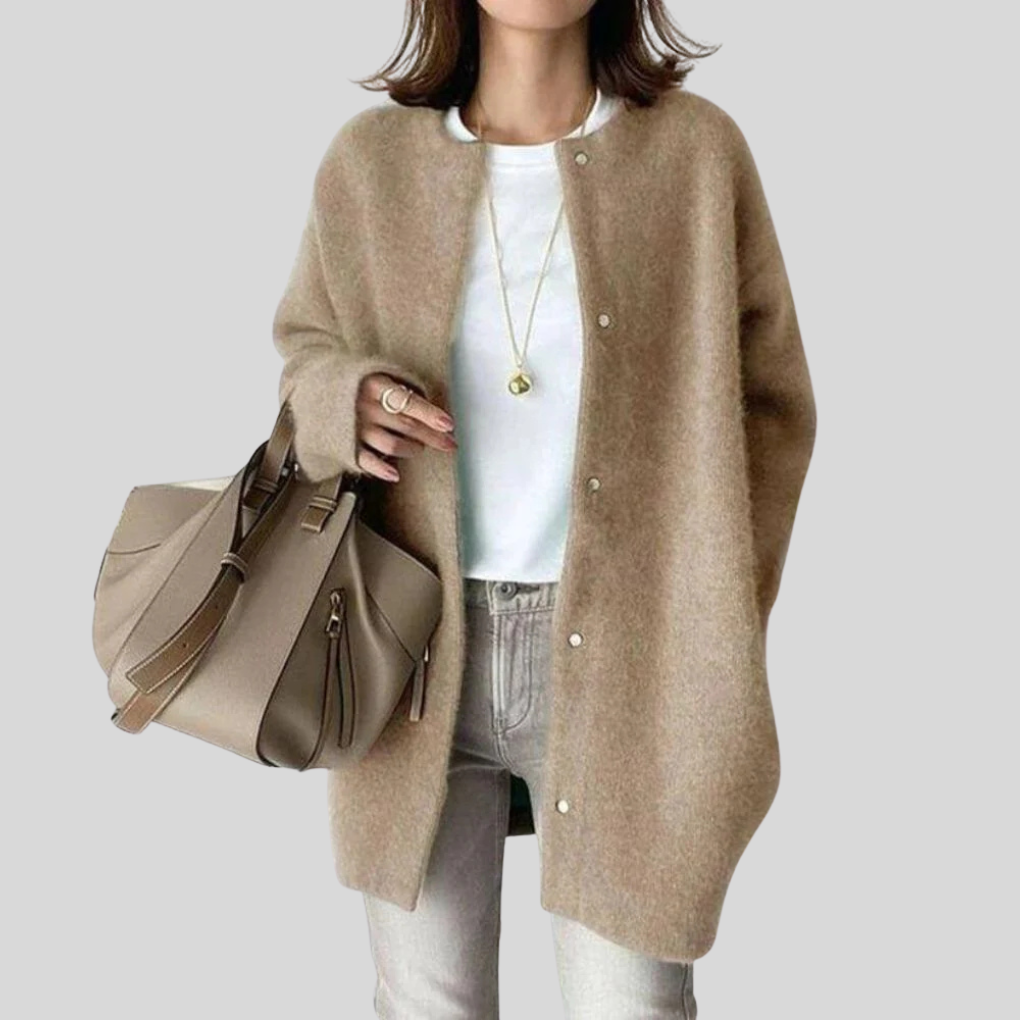 Women's Cardigan Refined Knit Layer