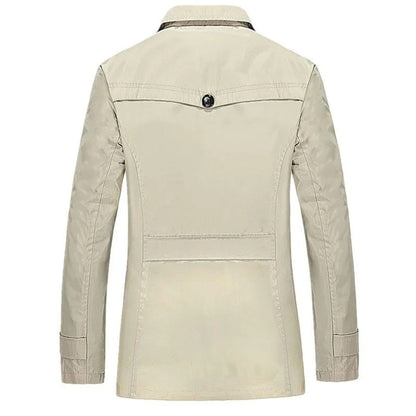 Mauro Icardi Men's Trench Coat Elegant Waterproof