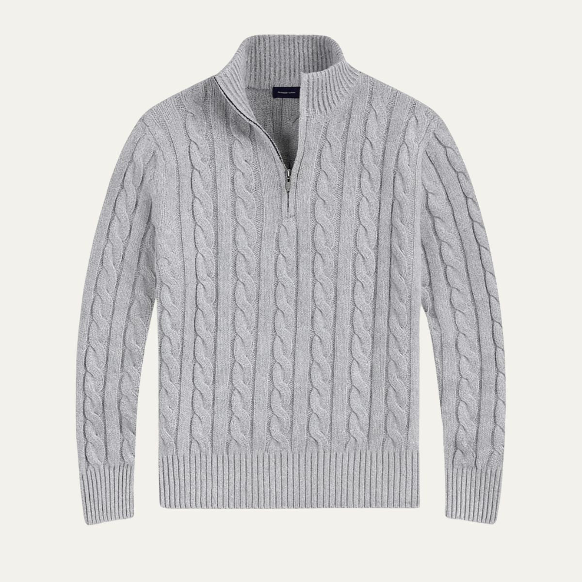 Men's Merino Wool Half Zip Sweater