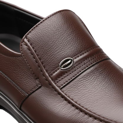 Comfortable Men's Leather Airy Walking Shoes