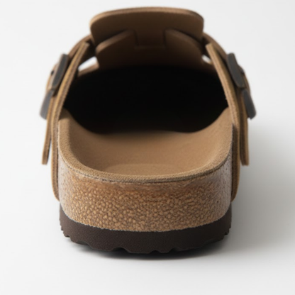Comfortable Suede Slide Sandals for Women with Arch Support