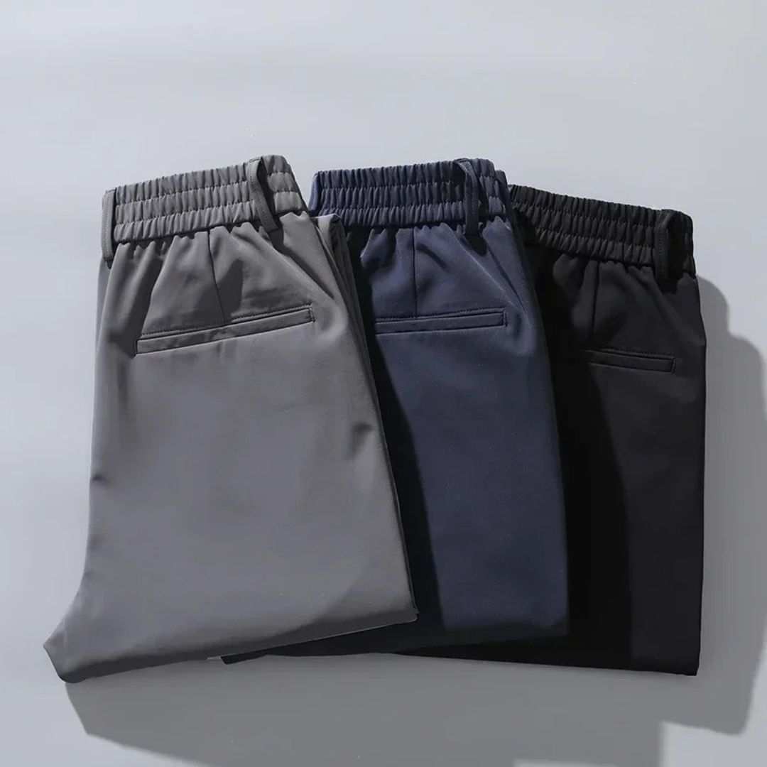 Men's Slim Fit Dress Pants Tapered Leg