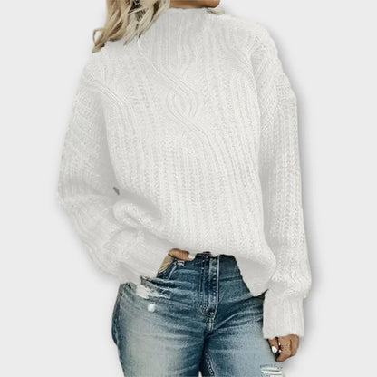 Women's High-Neck Sweater Modern Design