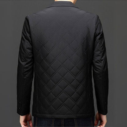 Luxury Quilted Silk Coats for Men