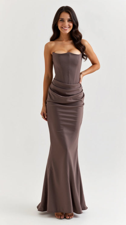 Elegant Ladies Formal Floor Length Maxi Dress
