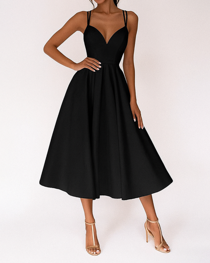 Floral Ladies Formal Strap Dress
