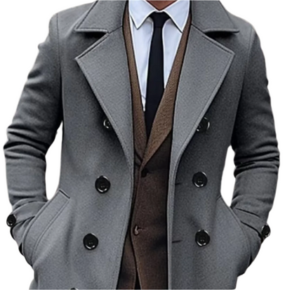Men's Casual Trench Coat