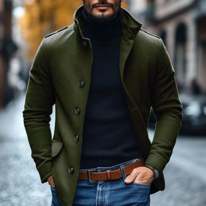 Men's Wool Tailored Overcoat