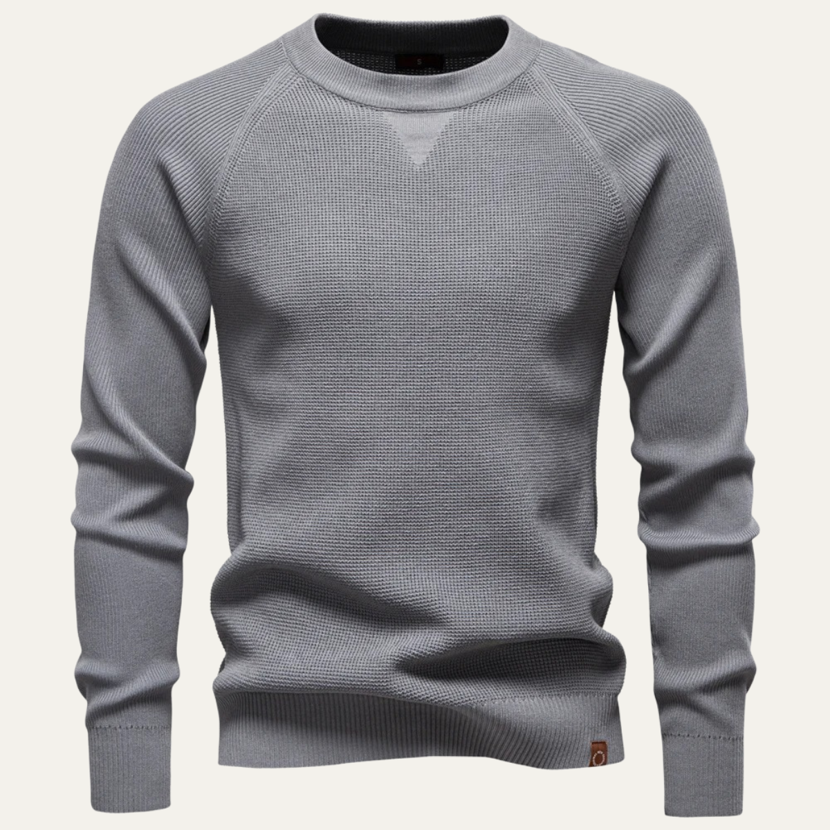 Men's Slim Fit Soft Knit Sweater Red