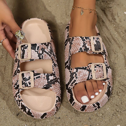 Comfortable Women's Flat Strap Sandals