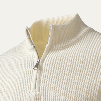 Men's Soft Knit Half Zip Sweater