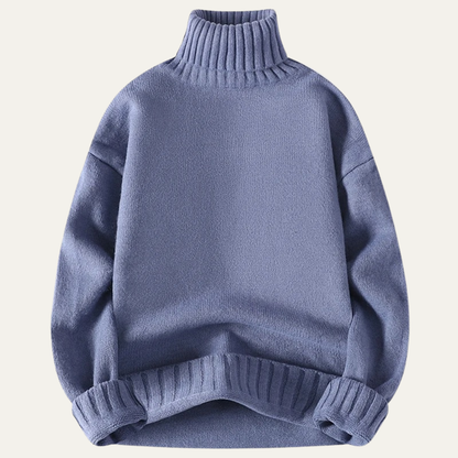 Men's Soft Knit Turtleneck Sweater