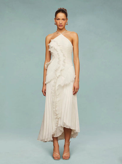 Chic Uneven Hemmed Women's Dress