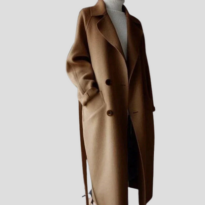 Women's Wool Long Coat Warm Winter