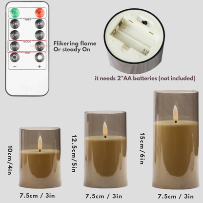Led Candle 3 Piece Set