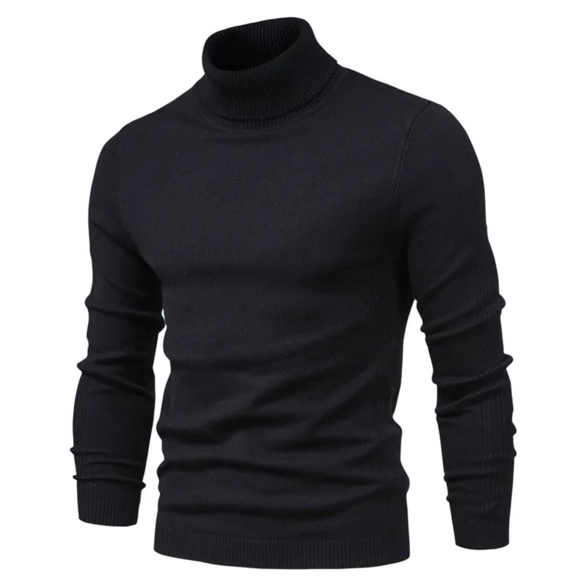 Men's Turtle Neck Henley Sweater