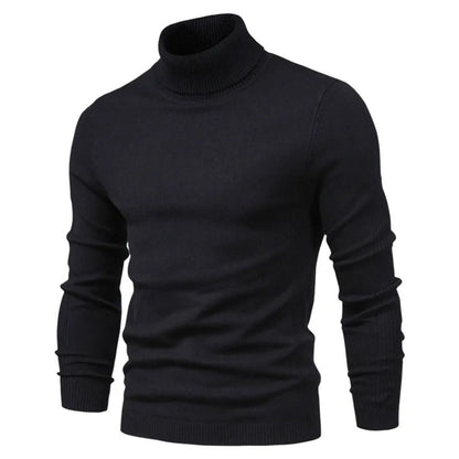 Men's Turtle Neck Henley Sweater