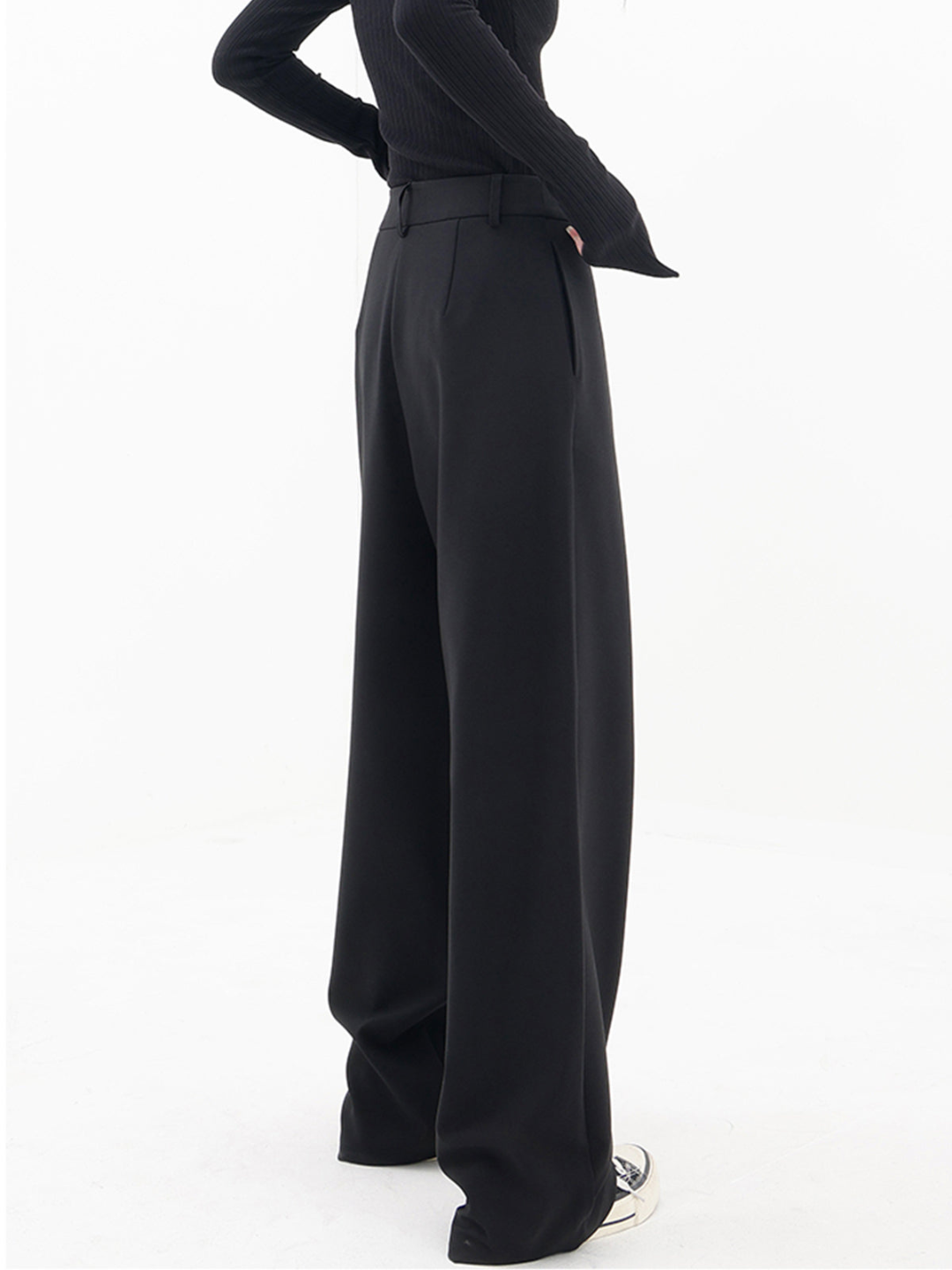 Women's Trousers Layered Waistband