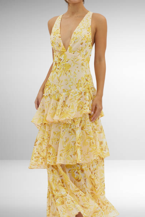 Women's Sleeveless Maxi Dress Flowing Skirt