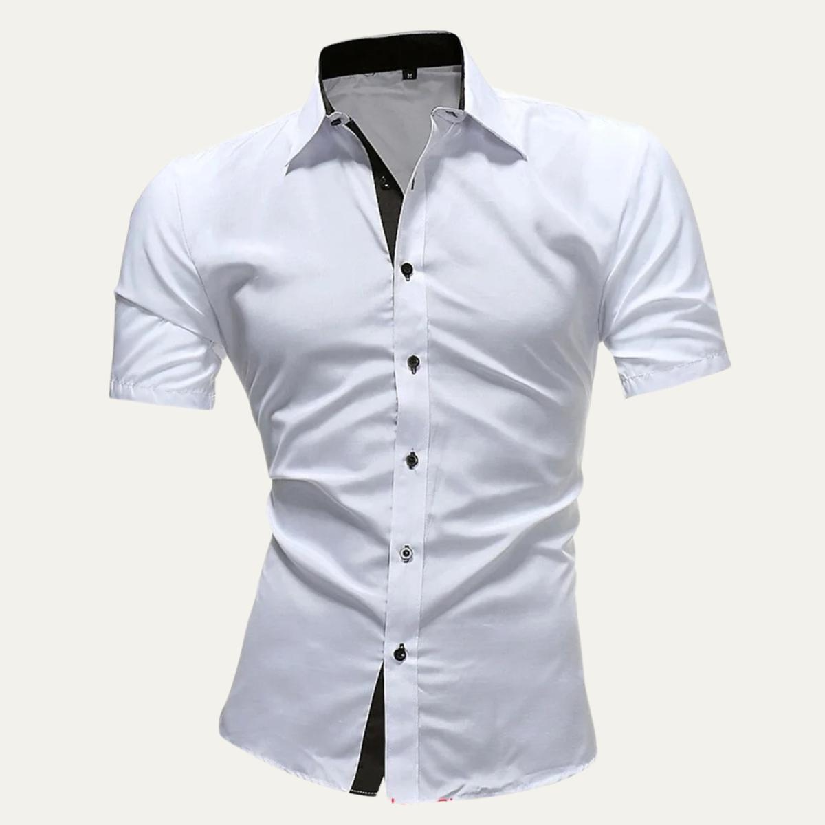 Men's Business Button-Up Shirt Solid