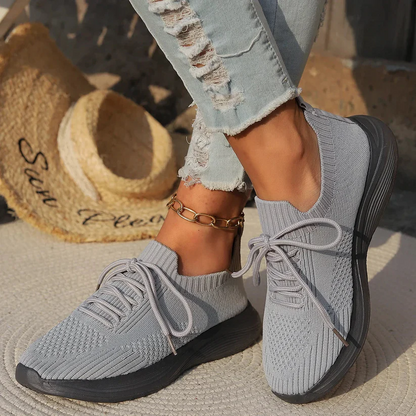 Breathable Knit Sneakers for Women – Lightweight & Casual Comfort Caliboot