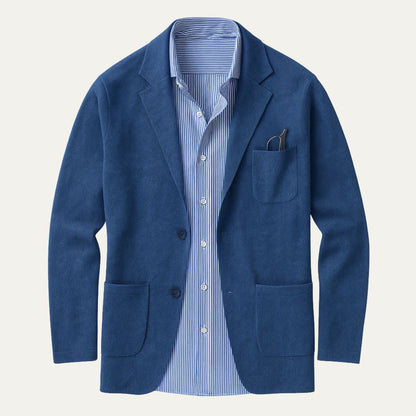 Men's Linen Blazer Formal Wedding Guest