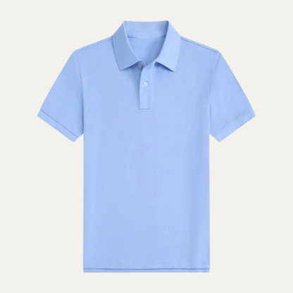 Men's Classic Polo Shirt Relaxed Fit Cotton Solid