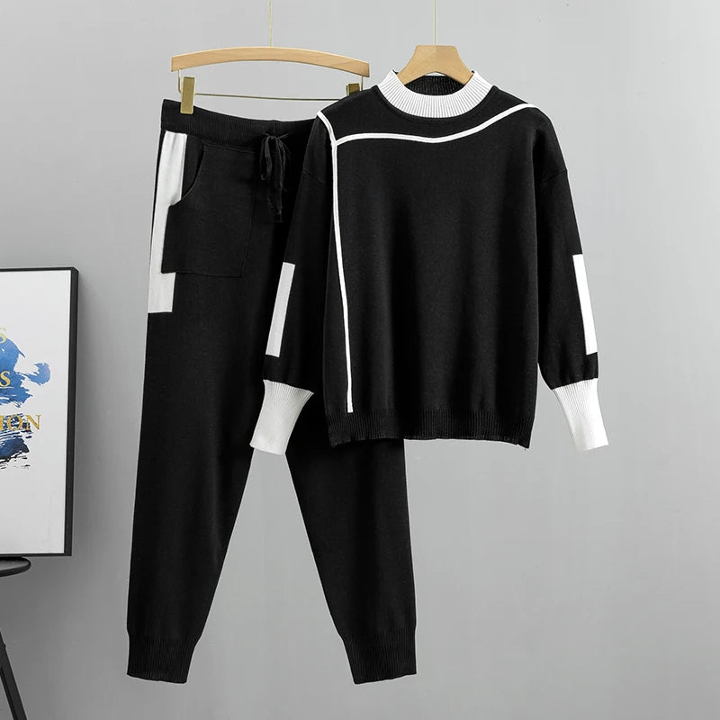 Women's Warm Knitted 2-Piece Set