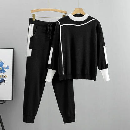 Women's Warm Knitted 2-Piece Set