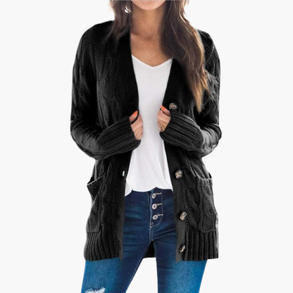 Women's Button Cardigan With Pockets
