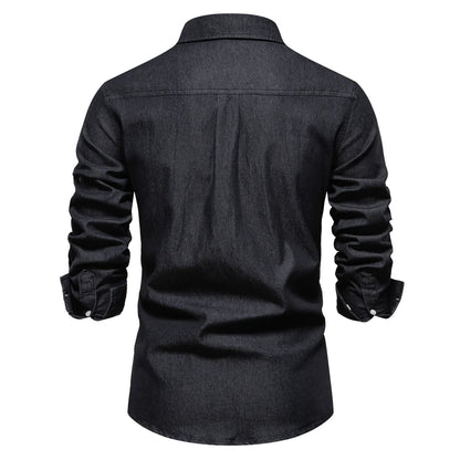 Mercer Men's Slim Fit Denim Shirt