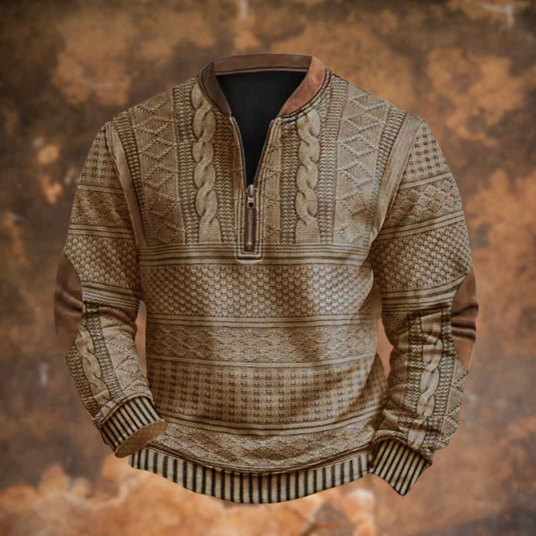 Men's Lightweight Breathable Half Zip Sweater