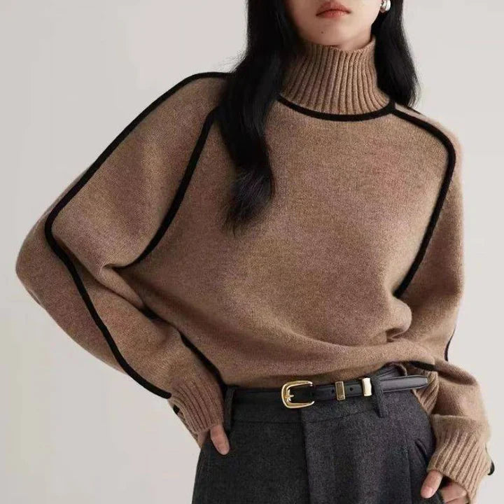 Luxury Soft Cashmere Turtleneck Sweater - VibreMode