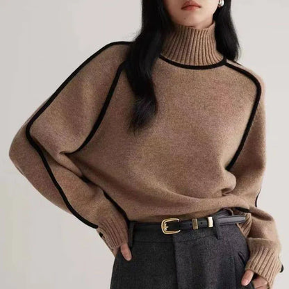 Luxury Soft Cashmere Turtleneck Sweater - VibreMode