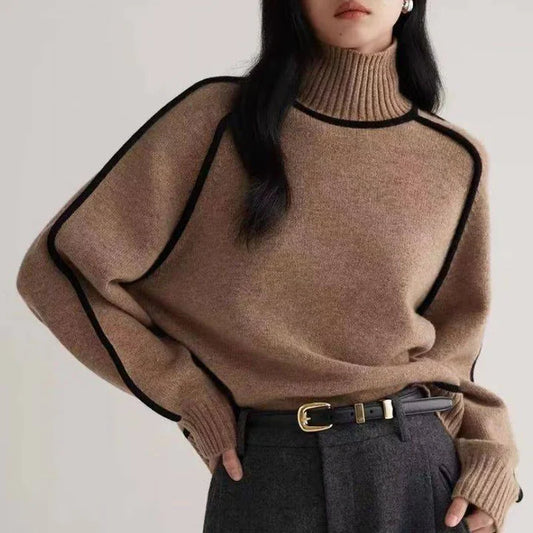 Luxury Soft Cashmere Turtleneck Sweater - VibreMode