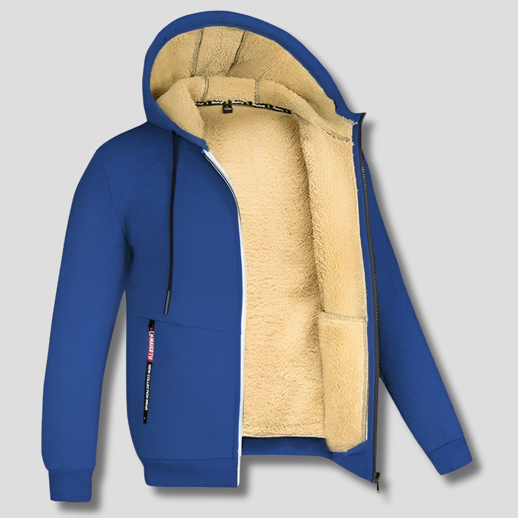 Men's Fleece Pullover Fur Lined