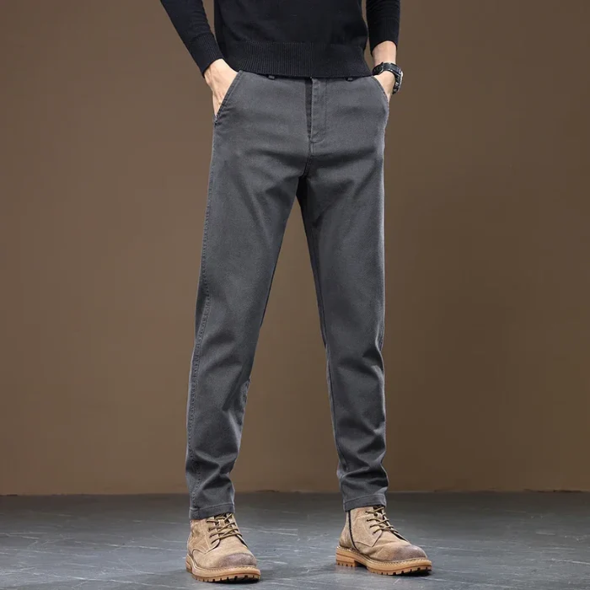 Harriman Men's Classic Straight Leg Cotton Pants
