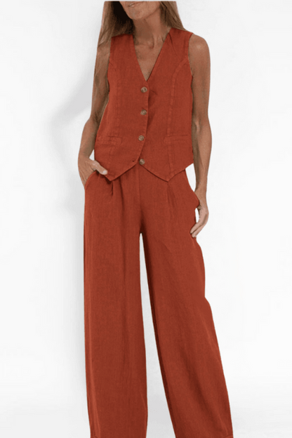 Women's Elegant Two Piece Summer Set