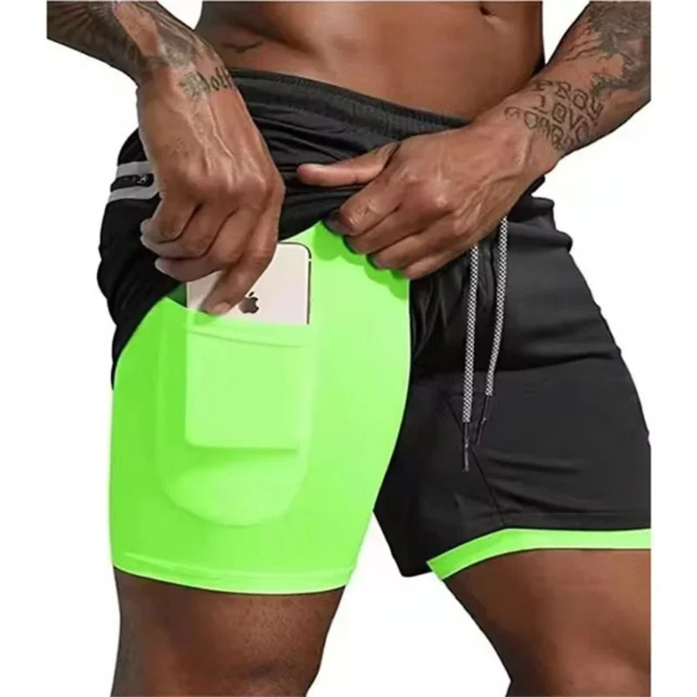 Men's Sport Shorts Athletic 2-In-1