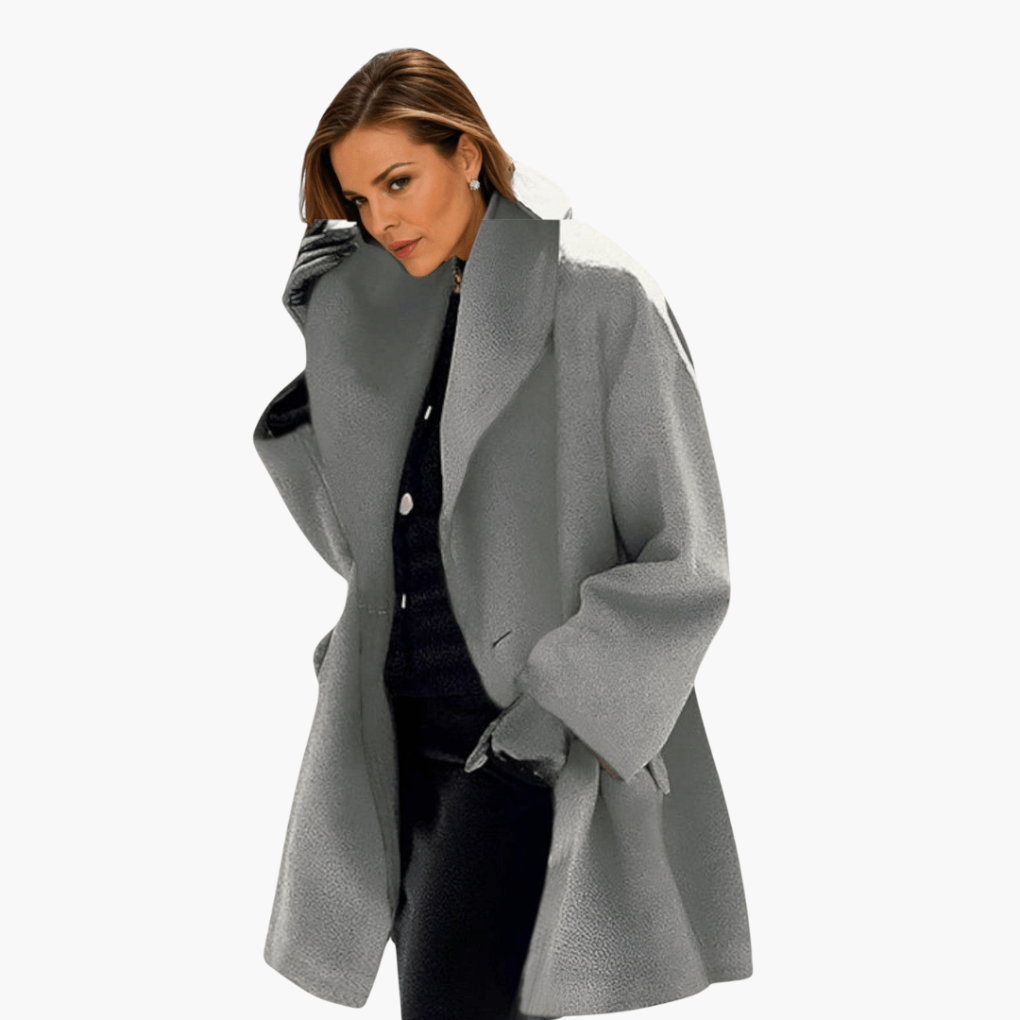 Women's Long Sleeve Wide Collar Jacket