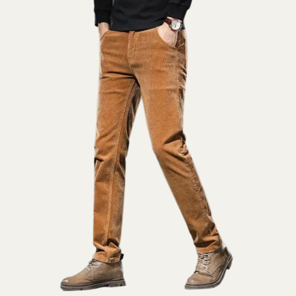 Men's Slim Fit Corduroy Casual Pants