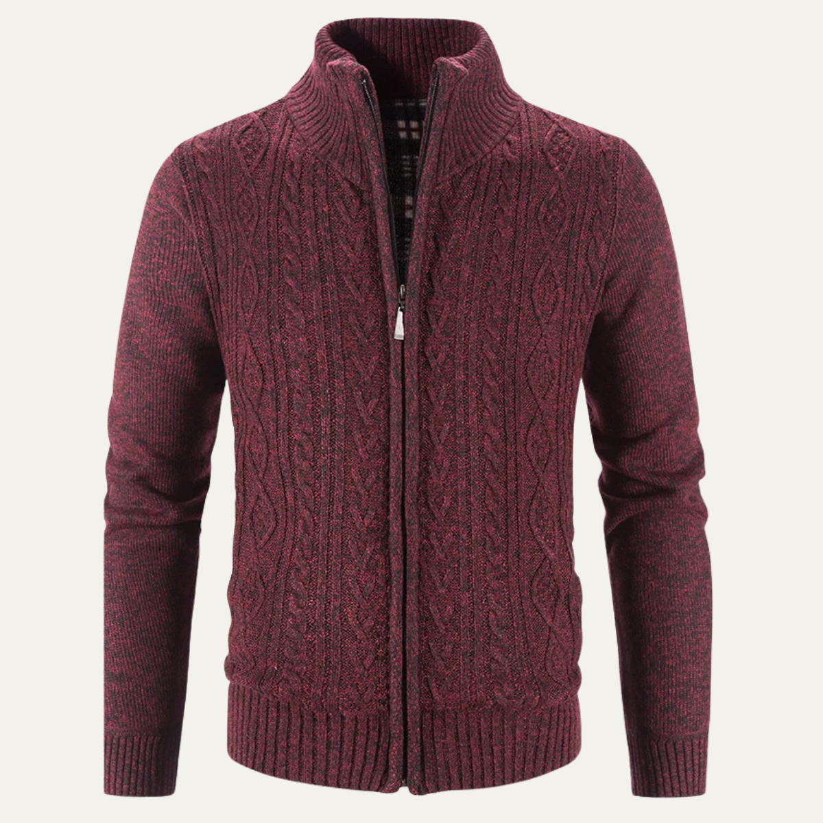 Men's Warm Fleece Zip Up Jacket