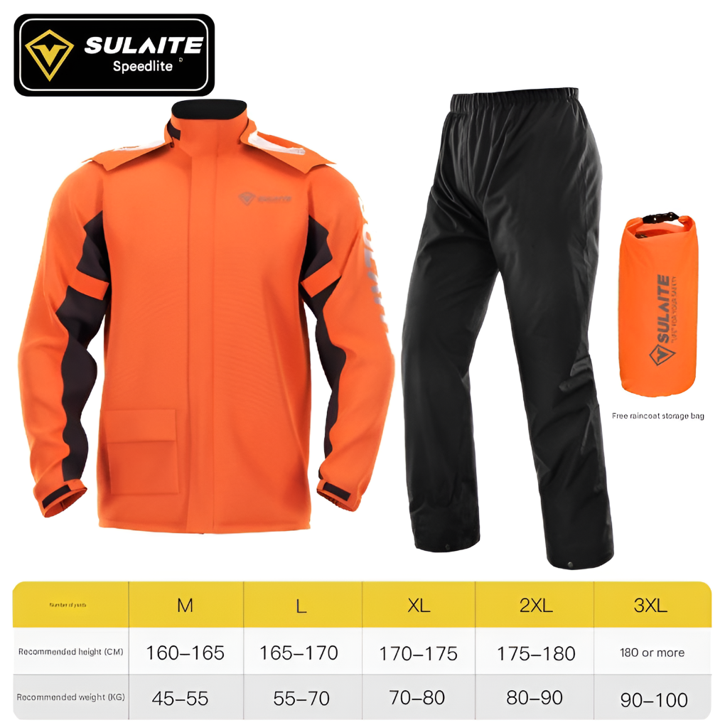 Waterproof Rain Jacket And Pants Set