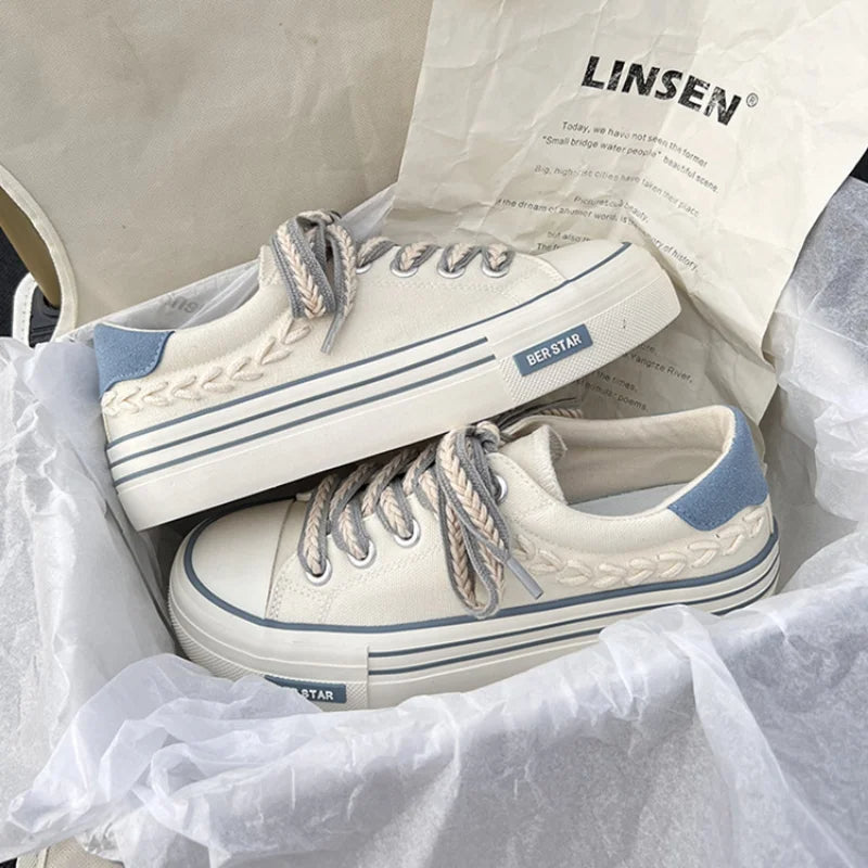 Women's Platform Canvas Sneakers