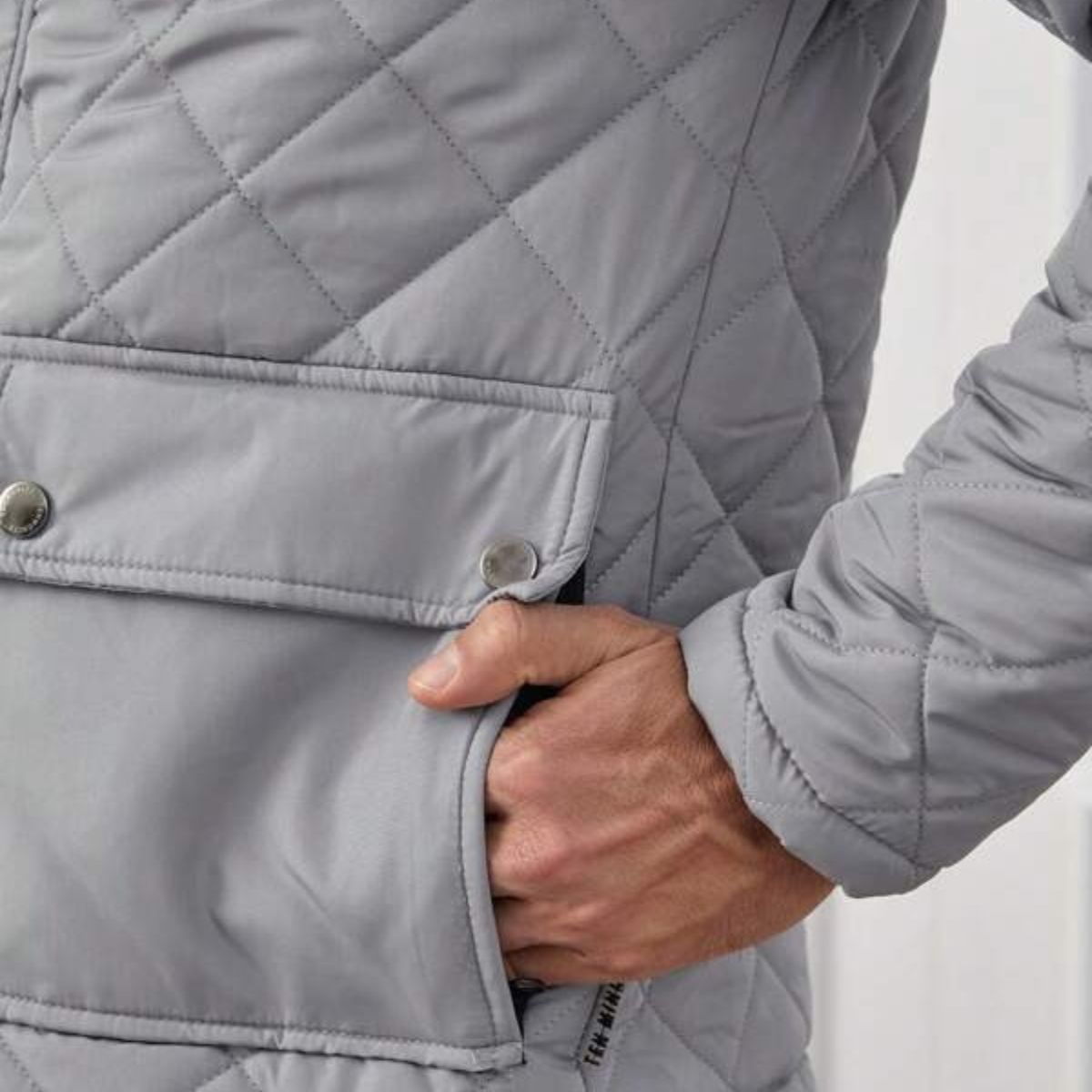 Men's Quilted Field Jacket Black