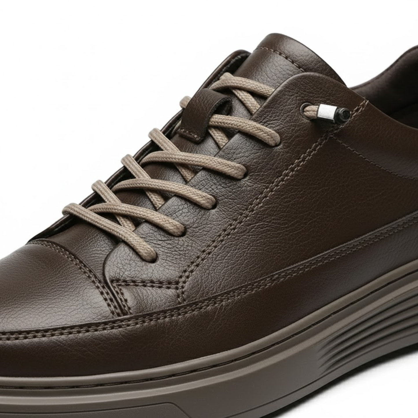 Authentic Leather Mens Dress Casual Shoes