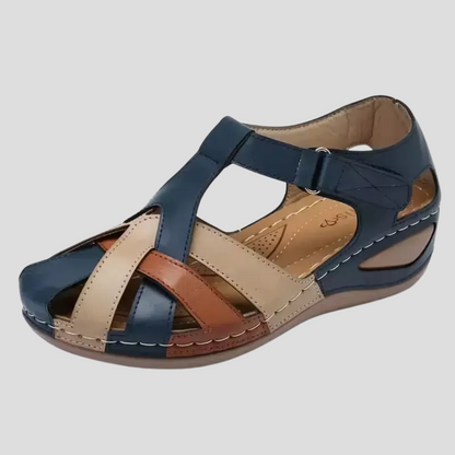 Women's Leather Sandals Comfort Arch Support
