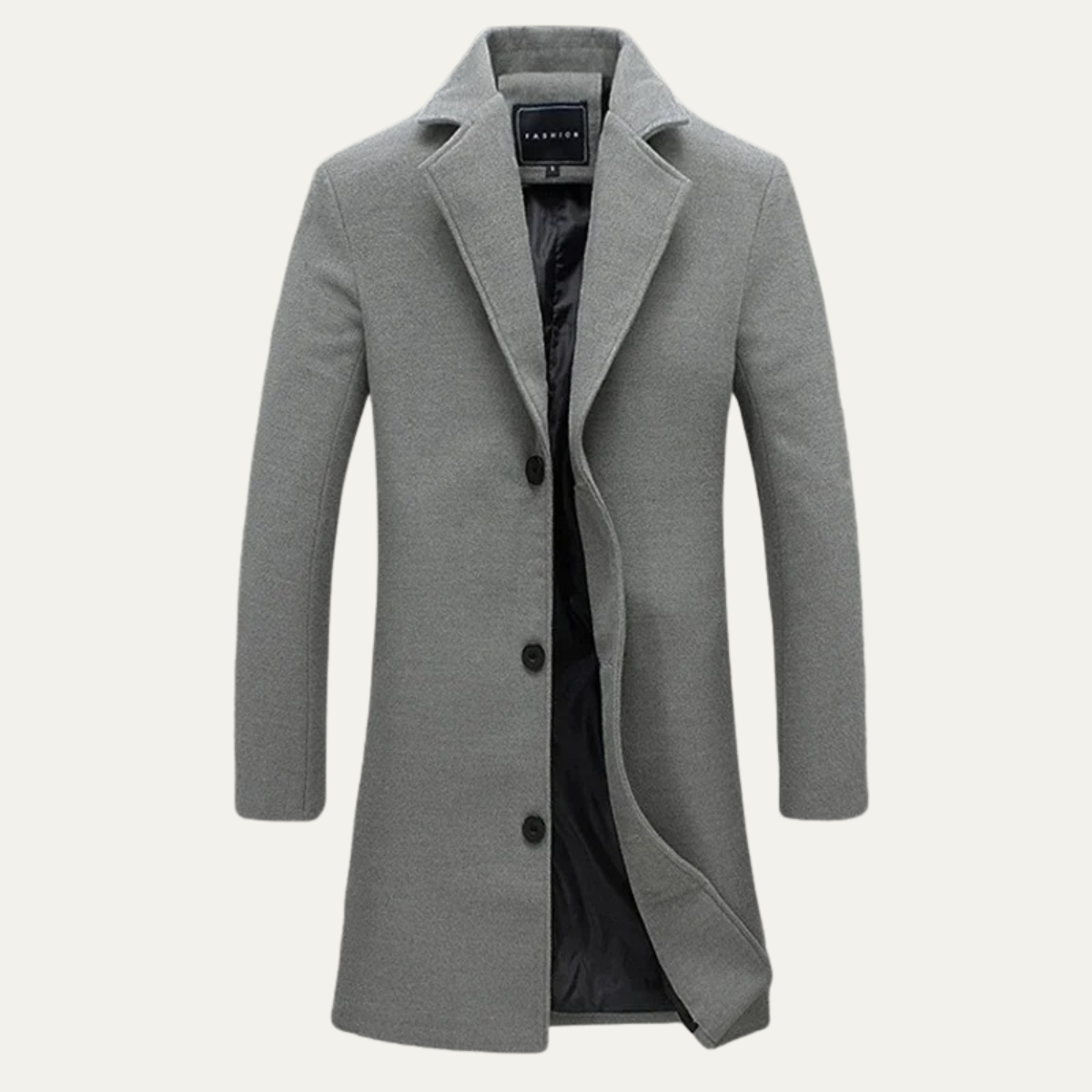 Men's Wool Long Coat Smart Casual