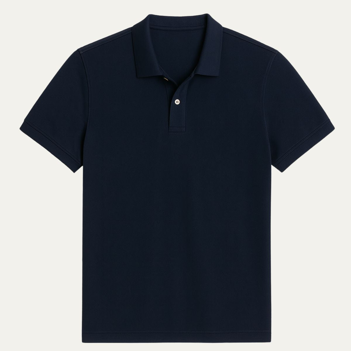 Men's White Polo Shirt Cotton Classic Fit